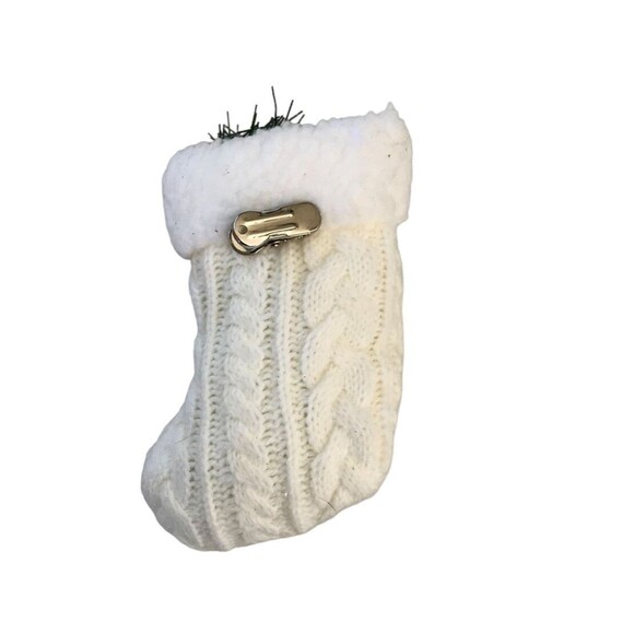 Christmas Ornaments White Owl Ice Skates Stocking Llama Snowman Head Lot of 5 - Picture 7 of 9